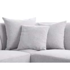 Online Pronto Wonen Hoekbank rechts Pantini lichtgrijs excellent comfort