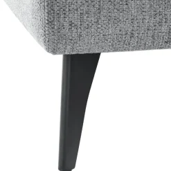 Online Pronto Wonen Hoekbank rechts Puento gerecycled polyether HR-zitting grijs