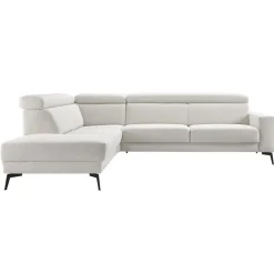 Outlet Pronto Wonen Hoekbank Tusari beige verstelbare zitdiepte