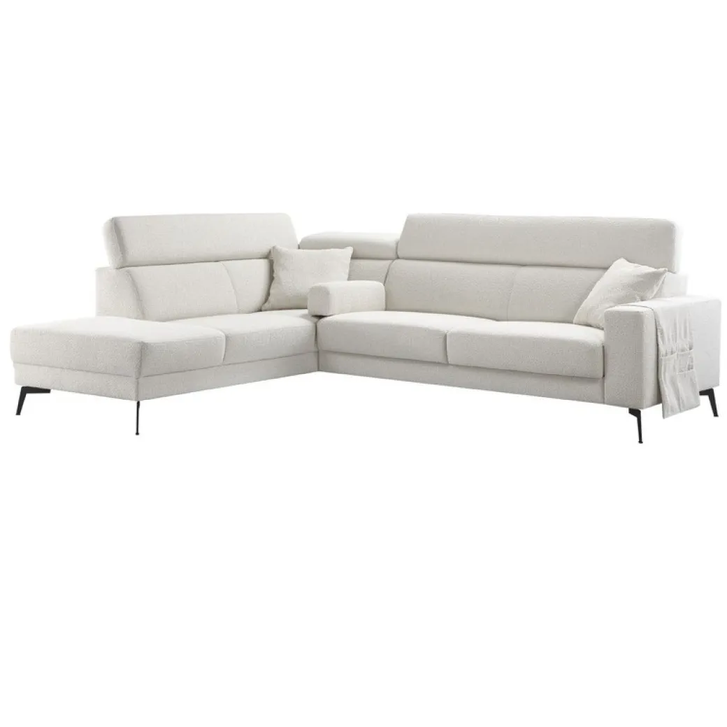 Outlet Pronto Wonen Hoekbank Tusari beige verstelbare zitdiepte