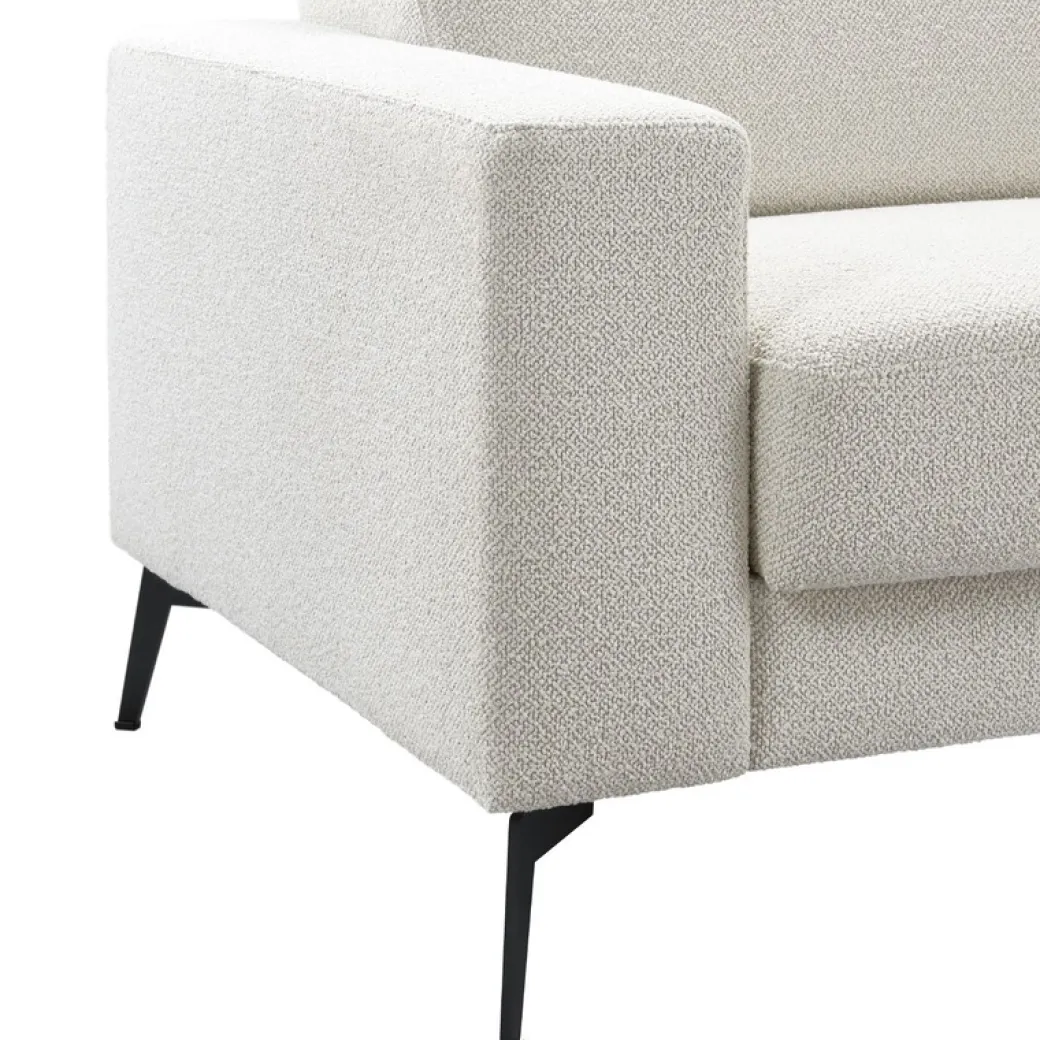 Discount Pronto Wonen Hoekbank Tusari HR-schuim zitting beige verstelbare zitdiepte