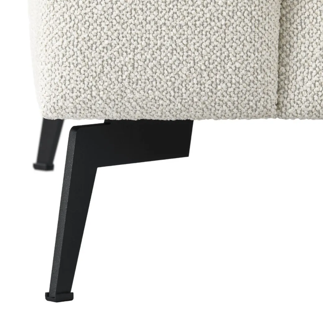 Clearance Pronto Wonen Hoekbank Tusari HR-schuim zitting beige verstelbare zitdiepte