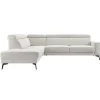 Discount Pronto Wonen Hoekbank Tusari pocket visco zitting beige verstelbare zitdiepte