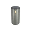 Best Pronto Wonen Kaars Caposele Led large grijs glas rond