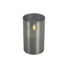 Best Pronto Wonen Kaars Caposele Led medium grijs glas rond