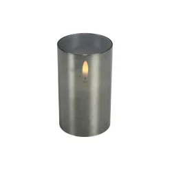 Best Pronto Wonen Kaars Caposele Led medium grijs glas rond