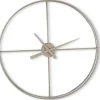 Sale Pronto Wonen Klok Nimar metaal rond 80cm taupe strak dessin 61