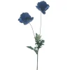 New Pronto Wonen Kunstbloem Varenzo klaproos blauw