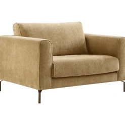 Best Pronto Wonen Loveseat Linoza bouclé lichtbruin premium comfort