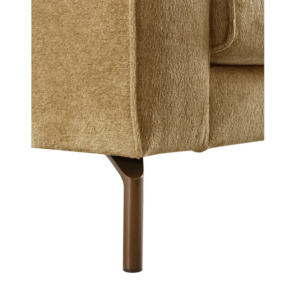 Best Pronto Wonen Loveseat Linoza bouclé lichtbruin premium comfort