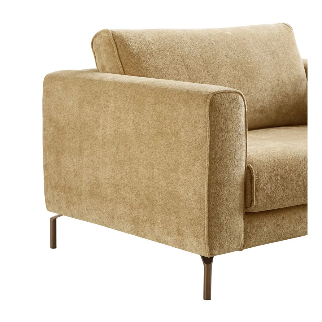 Best Pronto Wonen Loveseat Linoza bouclé lichtbruin premium comfort