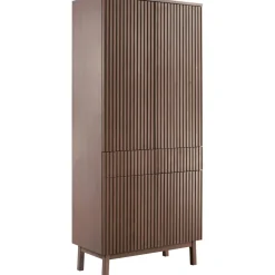 Discount Pronto Wonen Opbergkast Arrosto eikenhout 202x90x45 cm Dark Roast