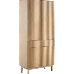 Online Pronto Wonen Opbergkast Arrosto eikenhout 202x90x45 cm light roast
