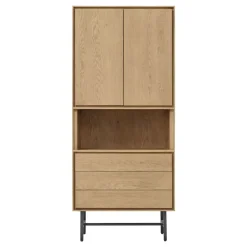 New Pronto Wonen Opbergkast Belvio (85 Cm) light oak fineer