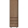 Hot Pronto Wonen Opbergkast Calvo 202x060x040 cm bruin 3 lades