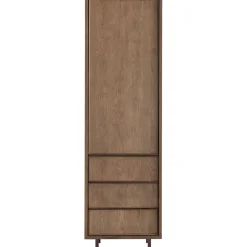 Hot Pronto Wonen Opbergkast Calvo 202x060x040 cm bruin 3 lades