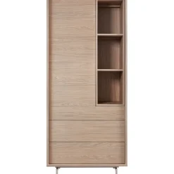 Outlet Pronto Wonen Opbergkast Famosa bruin 187x83x45 cm