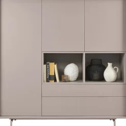 Online Pronto Wonen Opbergkast Famosa grijs 150x150x45 cm