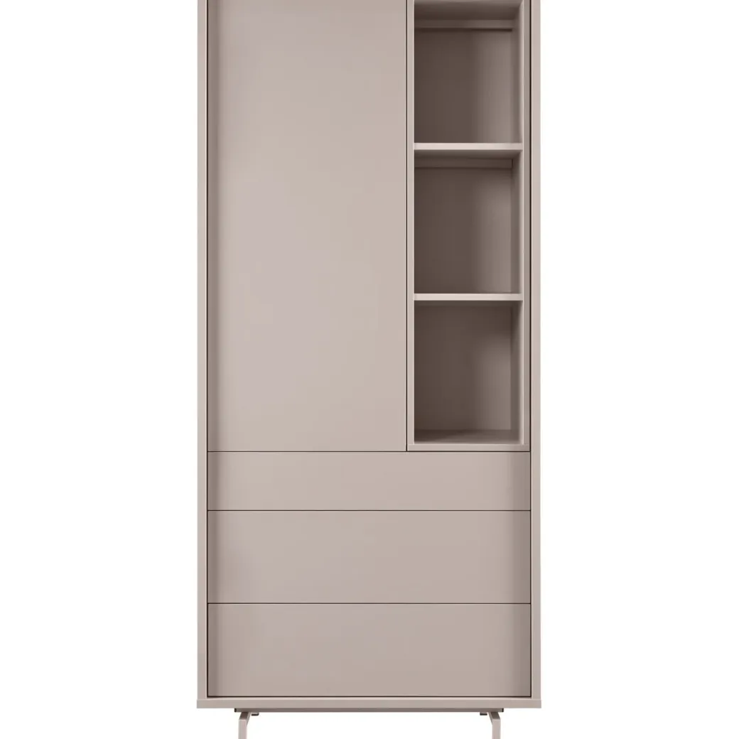 Clearance Pronto Wonen Opbergkast Famosa grijs 187x83x45 cm