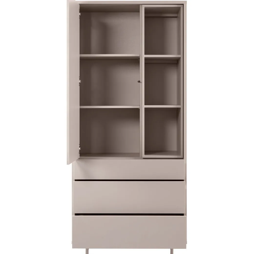 Clearance Pronto Wonen Opbergkast Famosa grijs 187x83x45 cm
