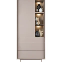 Clearance Pronto Wonen Opbergkast Famosa grijs 187x83x45 cm
