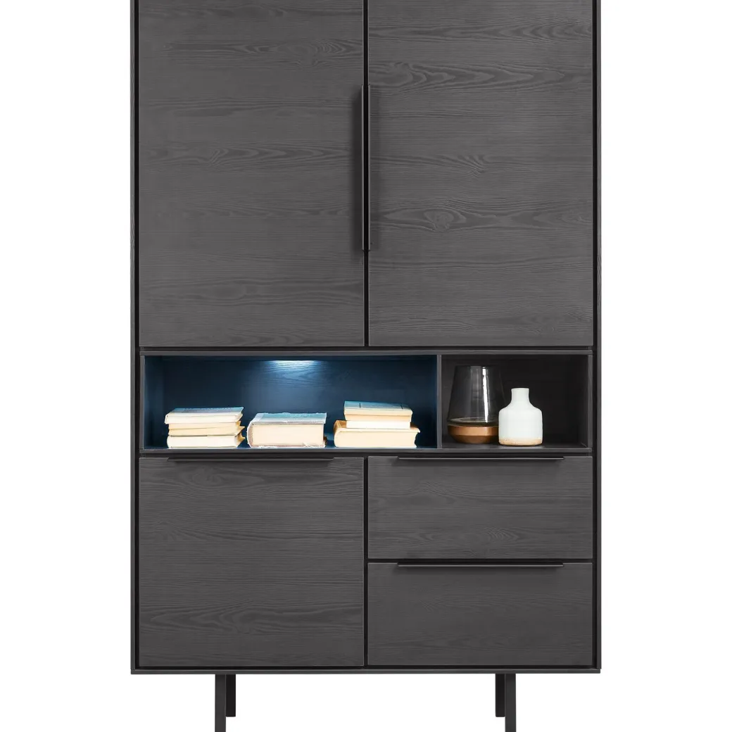 Sale Pronto Wonen Opbergkast Nero (150 cm) noir decor
