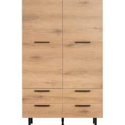 Pronto Wonen Opbergkast Paranno 177x110x42 cm bruin