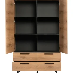 Pronto Wonen Opbergkast Paranno 177x110x42 cm bruin