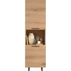 Clearance Pronto Wonen Opbergkast Paranno 197x055x42 cm bruin 2 deurs