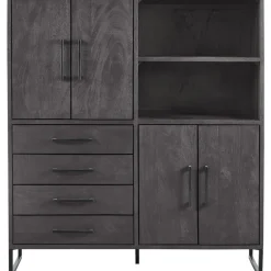Sale Pronto Wonen Opbergkast Piastra 126 cm zwart