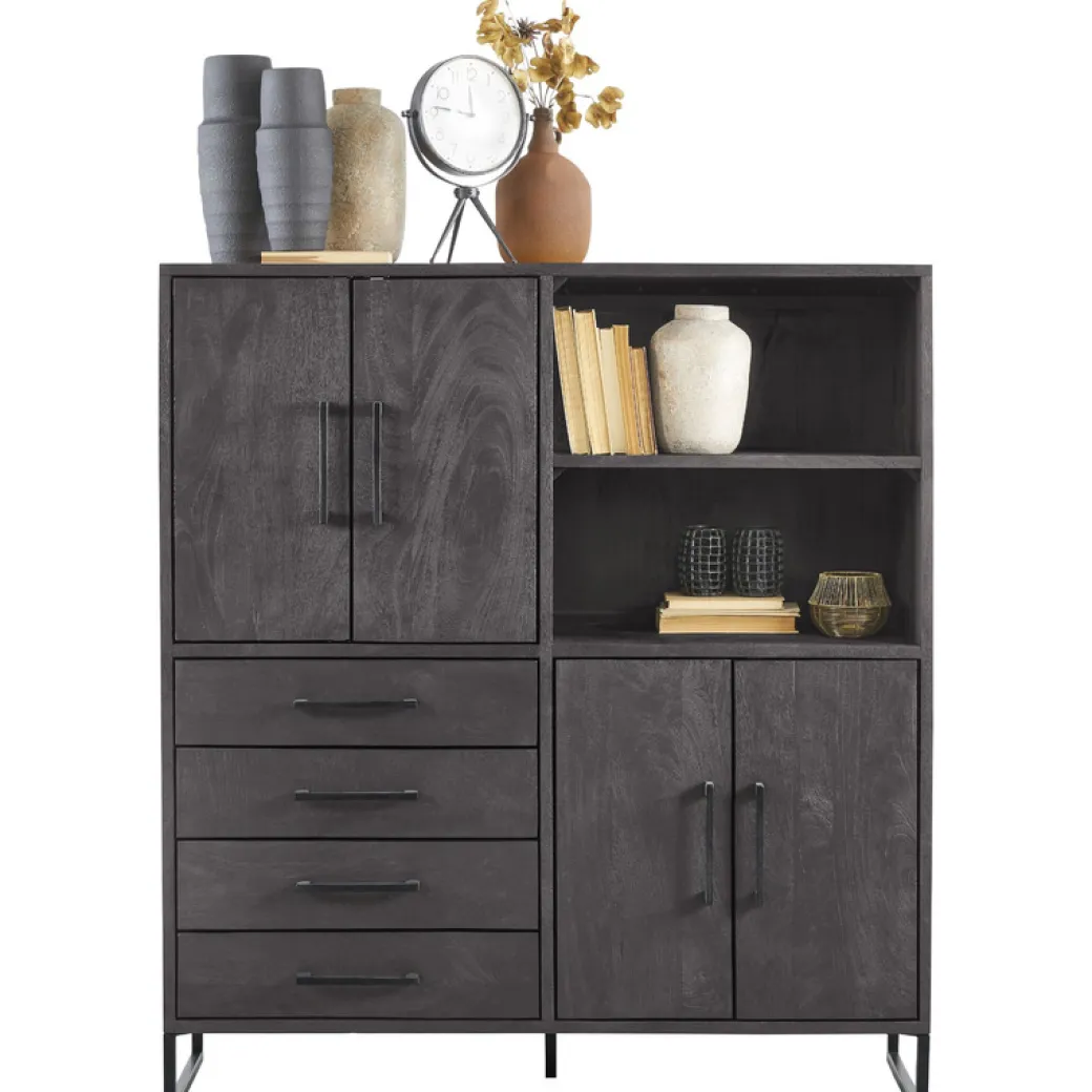 Sale Pronto Wonen Opbergkast Piastra 126 cm zwart