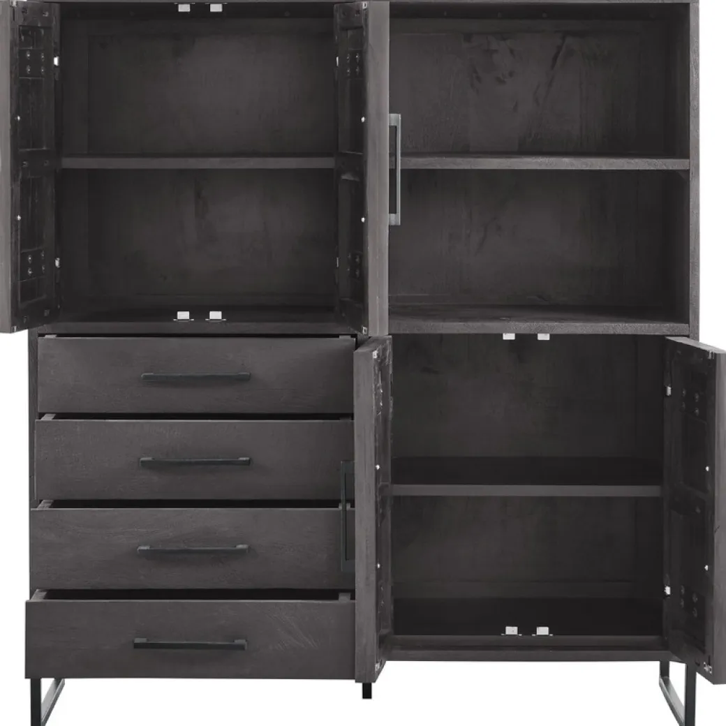 Sale Pronto Wonen Opbergkast Piastra 126 cm zwart