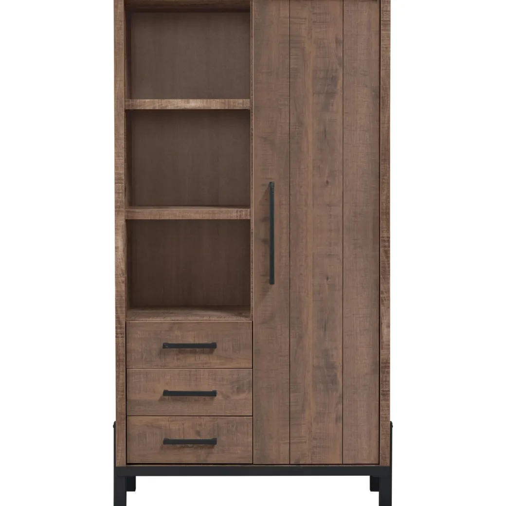 Best Pronto Wonen Opbergkast Ricardi 175x90x45 cm dark mango