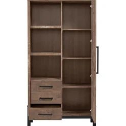 Best Pronto Wonen Opbergkast Ricardi 175x90x45 cm dark mango