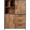 Hot Pronto Wonen Opbergkast Romaro (98 Cm) teak mix