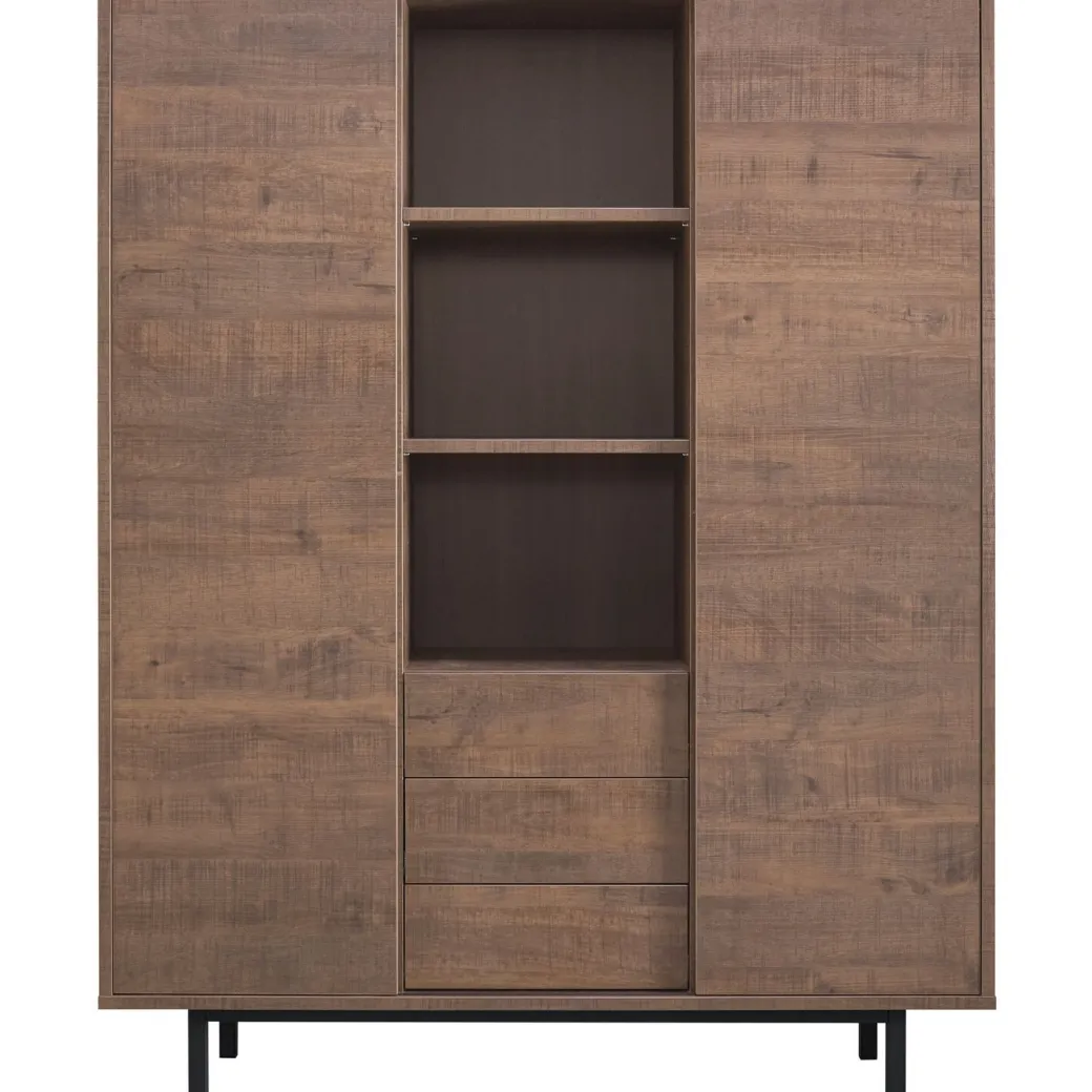 Hot Pronto Wonen Opbergkast Spazzare (148 Cm) dark mango