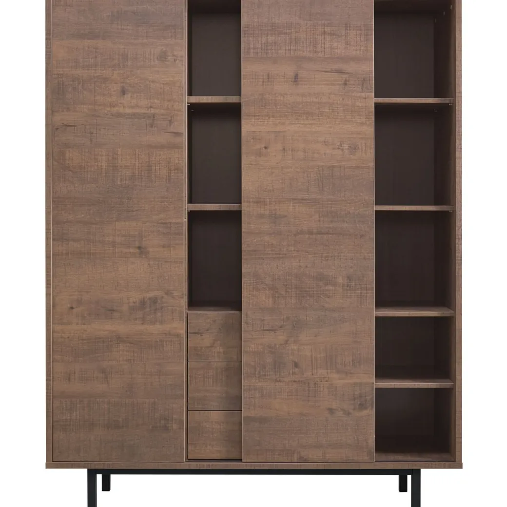 Hot Pronto Wonen Opbergkast Spazzare (148 Cm) dark mango