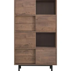 Hot Pronto Wonen Opbergkast Spazzare laag (100 Cm) dark mango