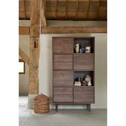Hot Pronto Wonen Opbergkast Spazzare laag (100 Cm) dark mango