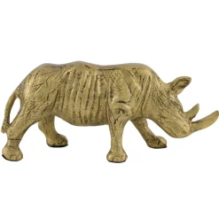Clearance Pronto Wonen Ornament Trissino neushoorn goud