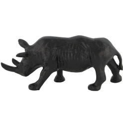 Online Pronto Wonen Ornament Trissino neushoorn zwart