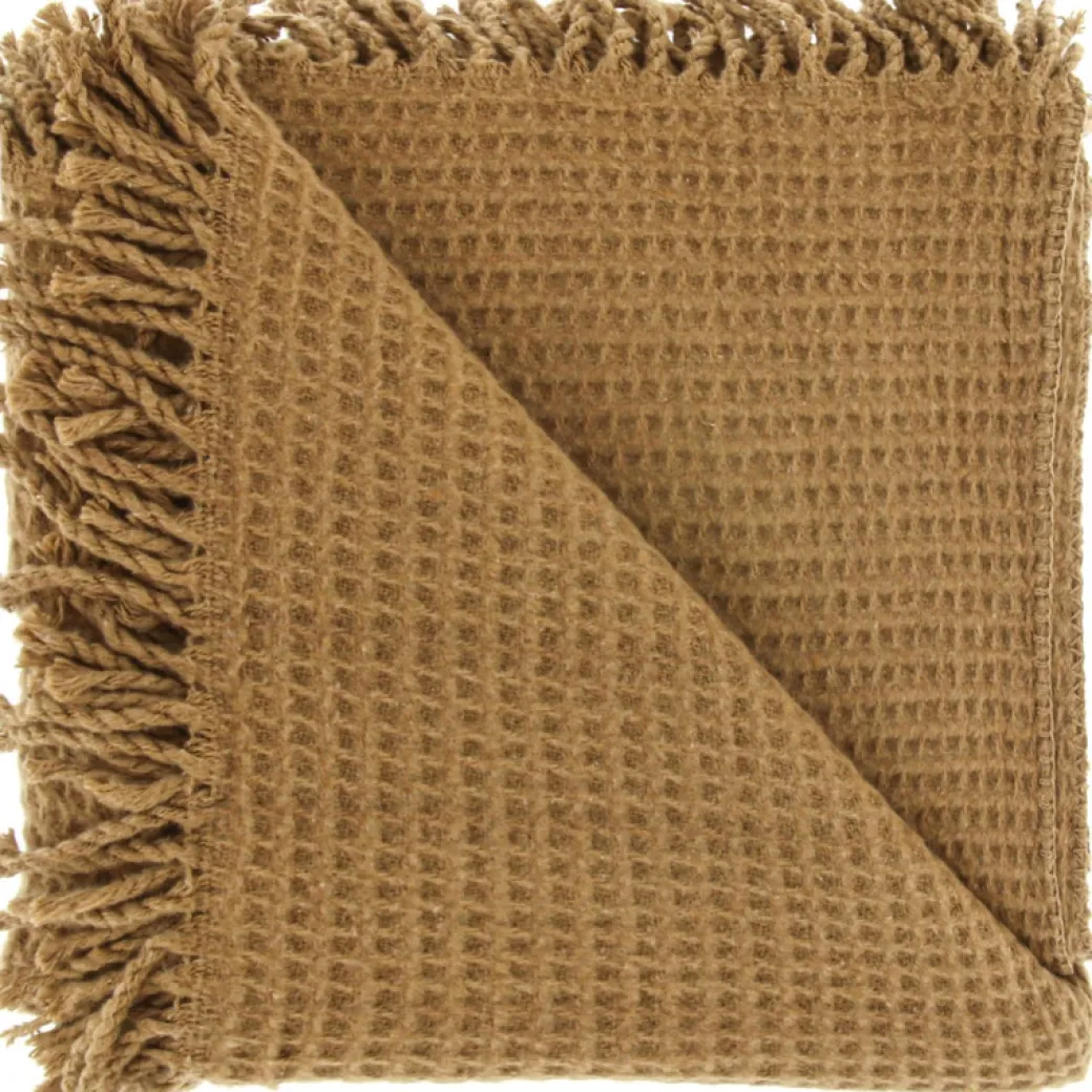 Discount Pronto Wonen Plaid Siziana 150x200cm geel