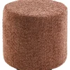 Sale Pronto Wonen Poef Roby 40 cm bruin rond