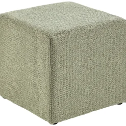 Sale Pronto Wonen Poef Roby 45x45 cm lichtgroen vierkant