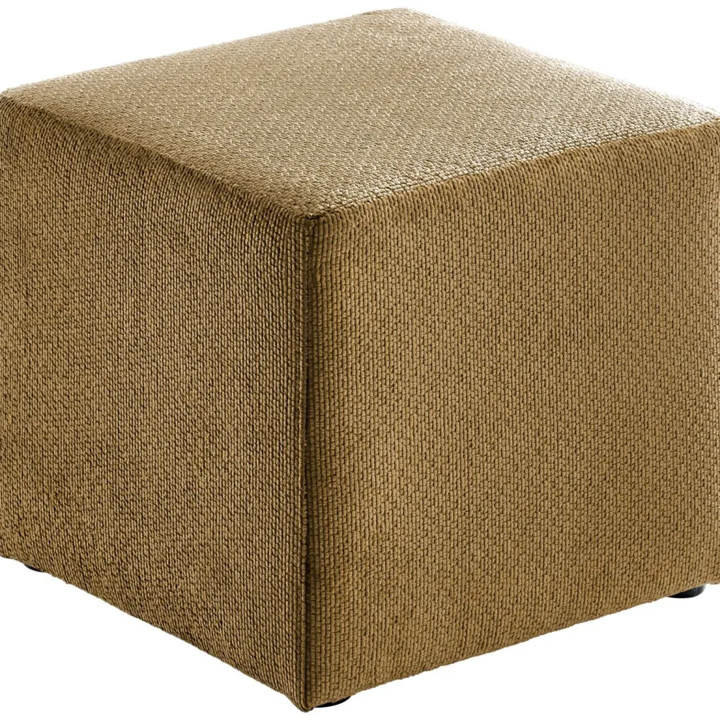 Sale Pronto Wonen Poef Roby 40x40 cm okergeel vierkant