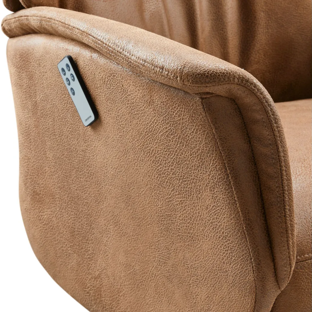 Discount Pronto Wonen Relaxfauteuil Artizo elektrisch verstelbare rug/voetensteun (small)