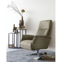 Outlet Pronto Wonen Relaxfauteuil Initio verstelbare rug en voetensteun