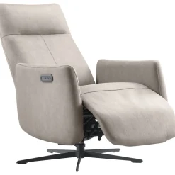 Outlet Pronto Wonen Relaxfauteuil Lanciare elektrisch lichtgrijs