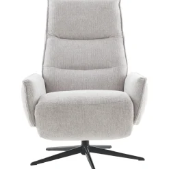 Outlet Pronto Wonen Relaxfauteuil Livo handmatig verstelbaar lichtgrijs