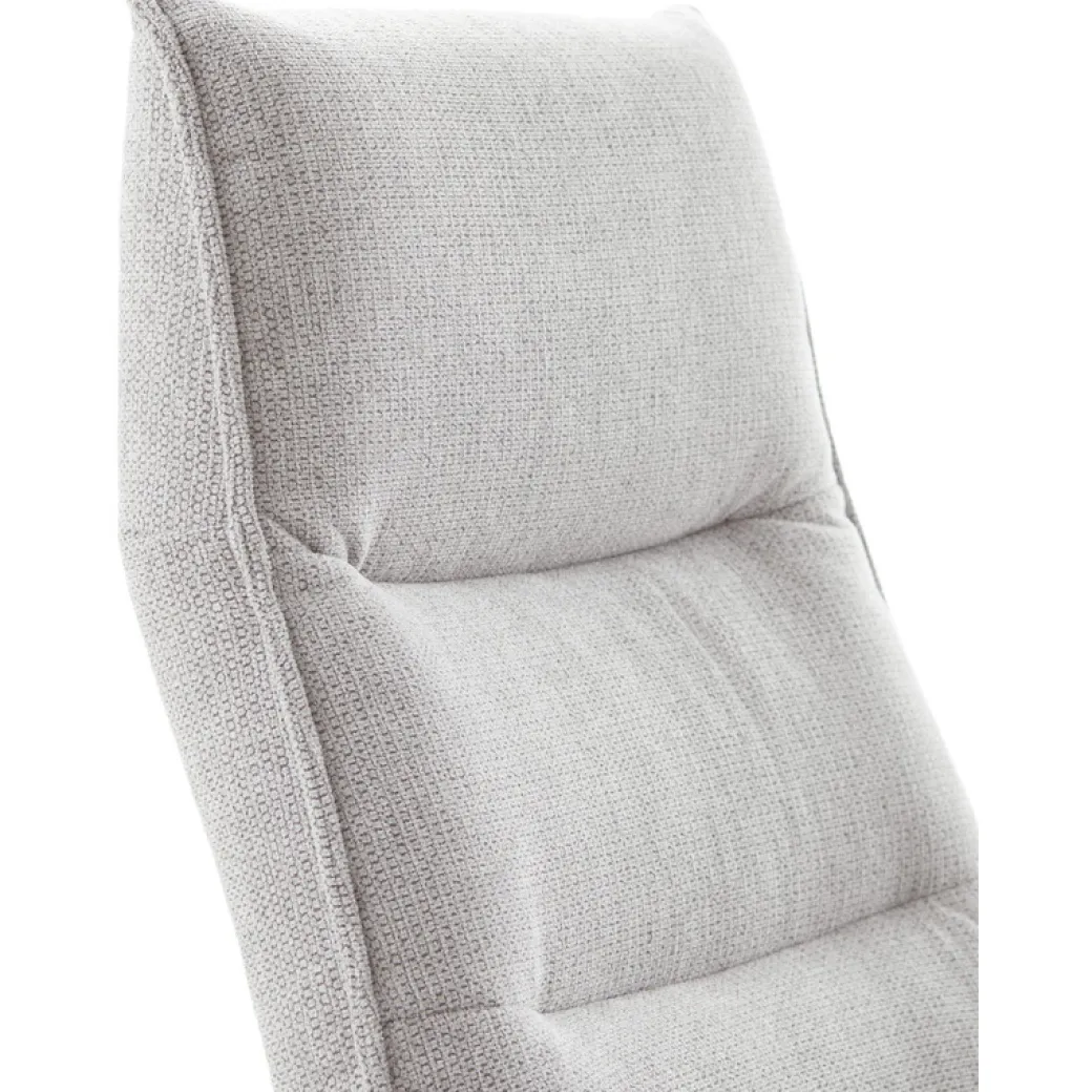 Outlet Pronto Wonen Relaxfauteuil Livo handmatig verstelbaar lichtgrijs